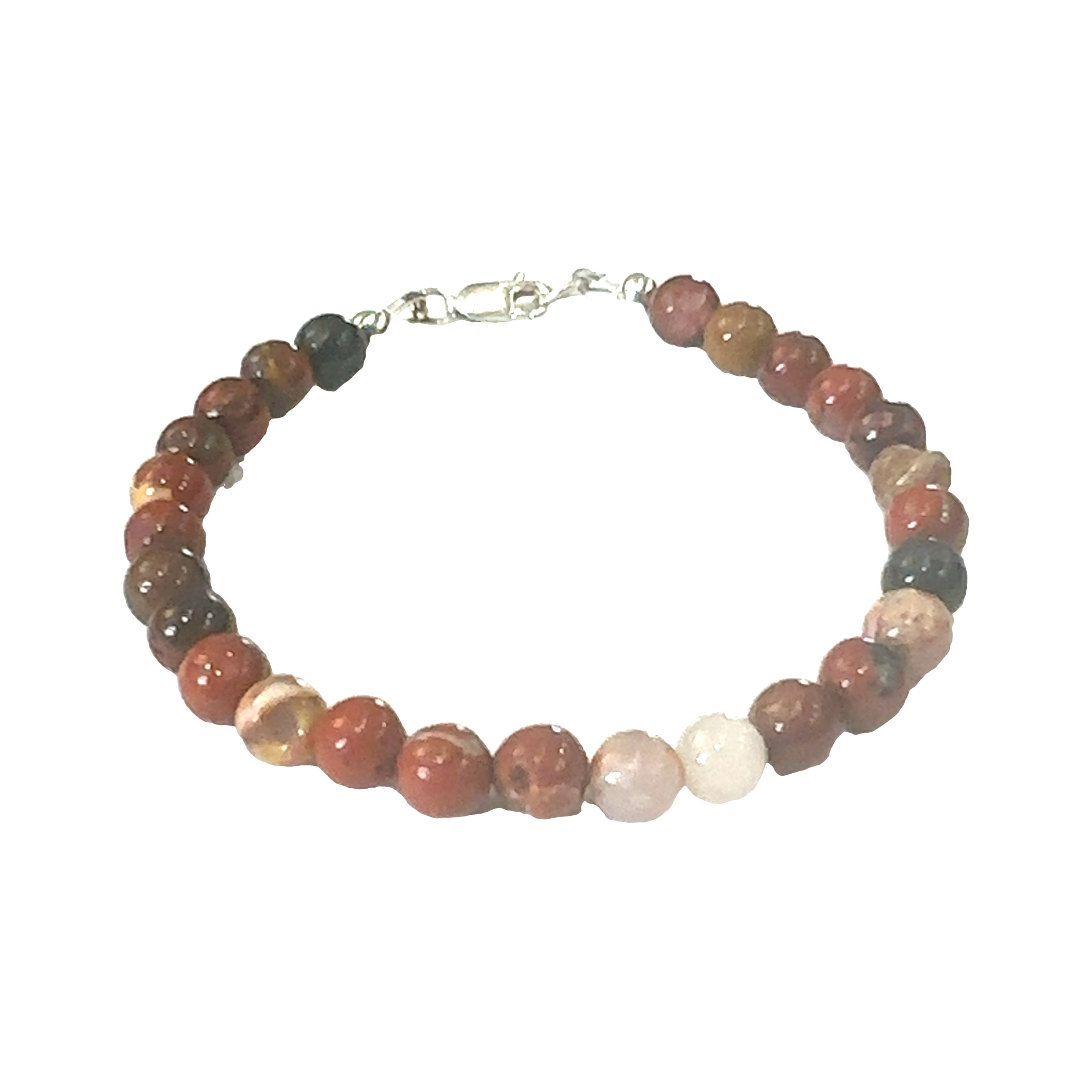 Red Jasper Gemstone Bracelet