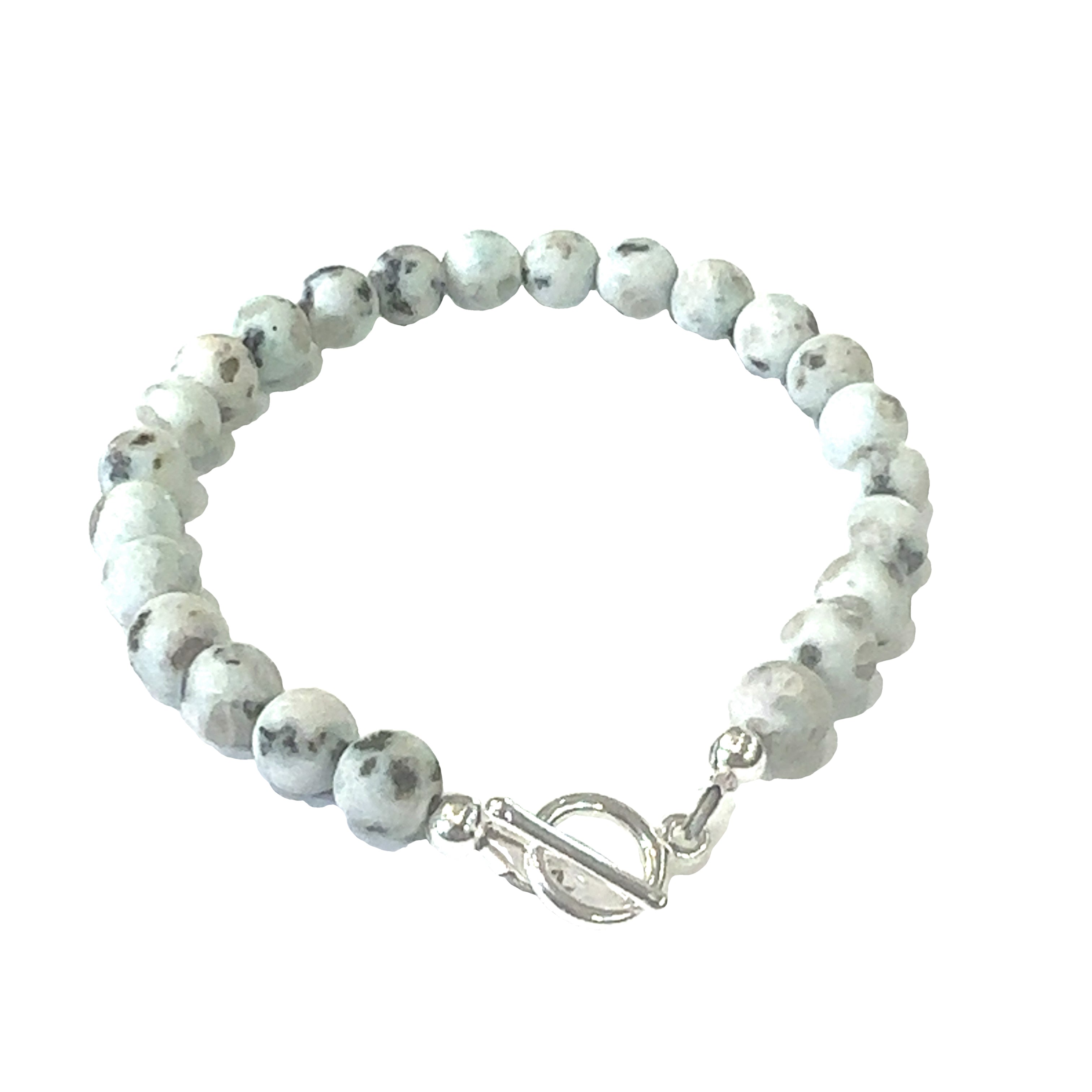 Kiwi Jasper Gemstone Beaded Bracelet | Hidden Jewel of the South End