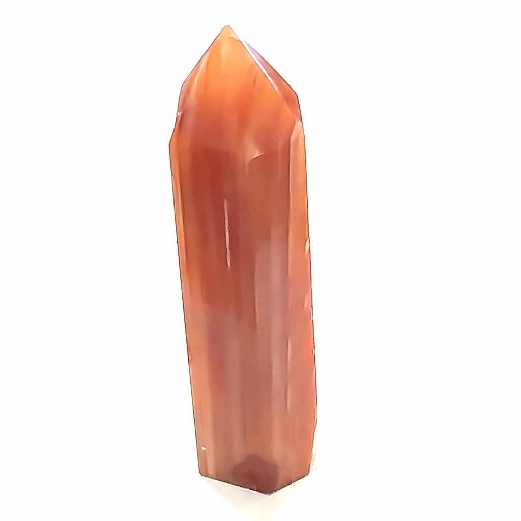 Carnelian Tower | Courage & Vitality Crystal | Ethically Sourced