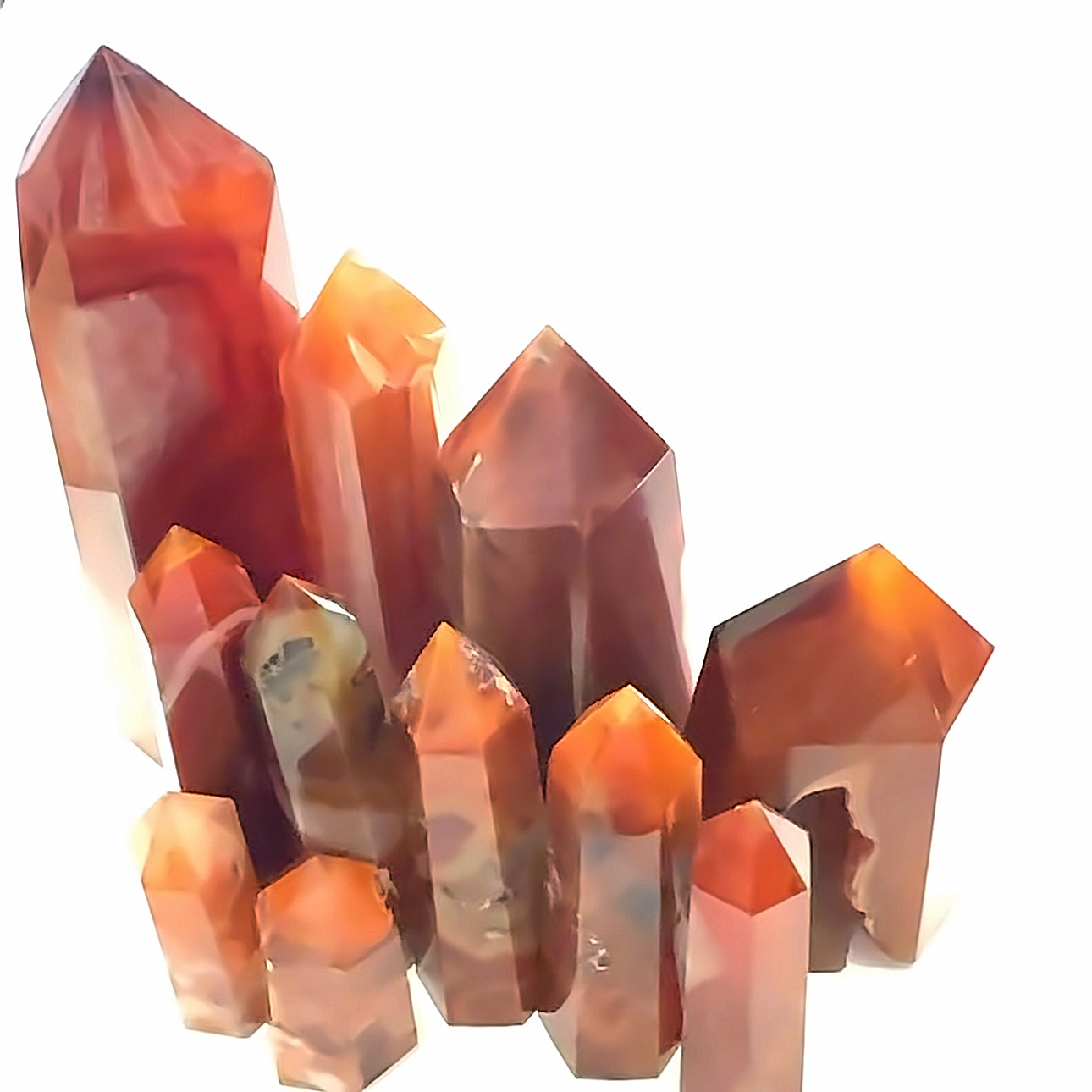Carnelian Tower | Courage & Vitality Crystal | Ethically Sourced