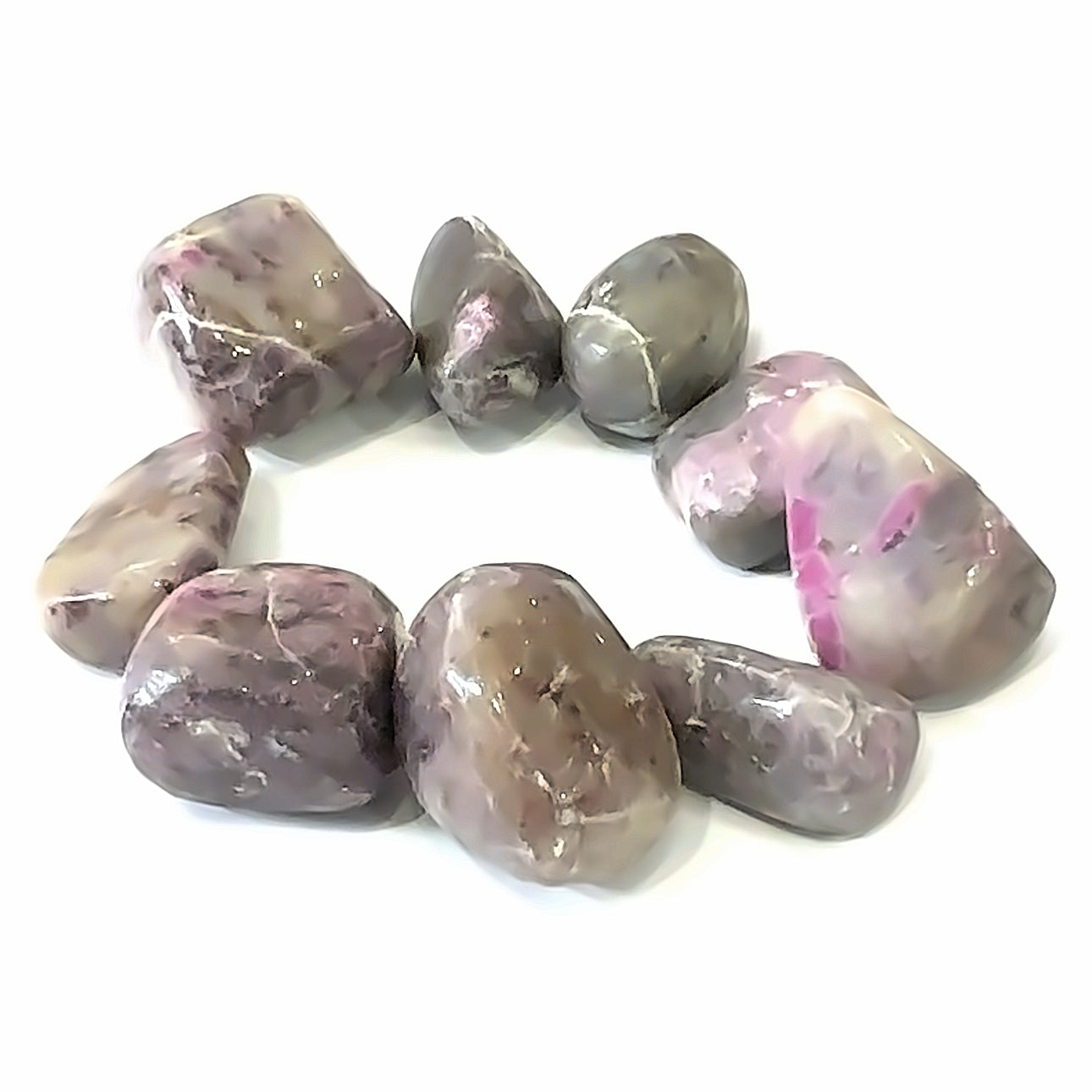 Ruby & Sapphire tumbled Gemstone