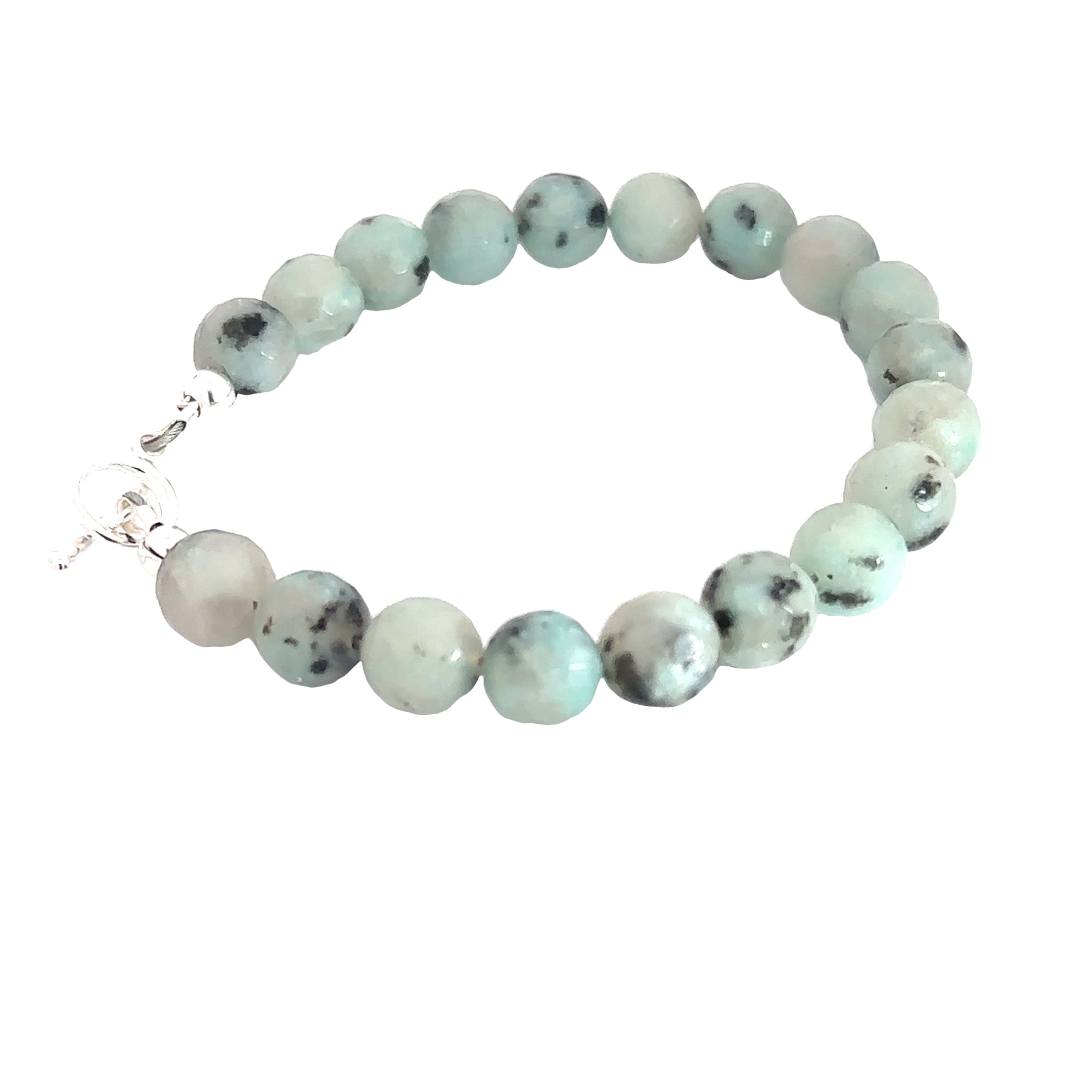 Kiwi Jasper Gemstone Beaded Bracelet | Hidden Jewel of the South End