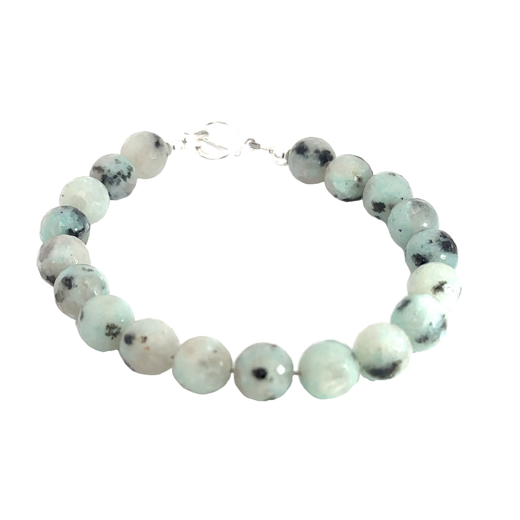 Kiwi Jasper Gemstone Beaded Bracelet | Hidden Jewel of the South End