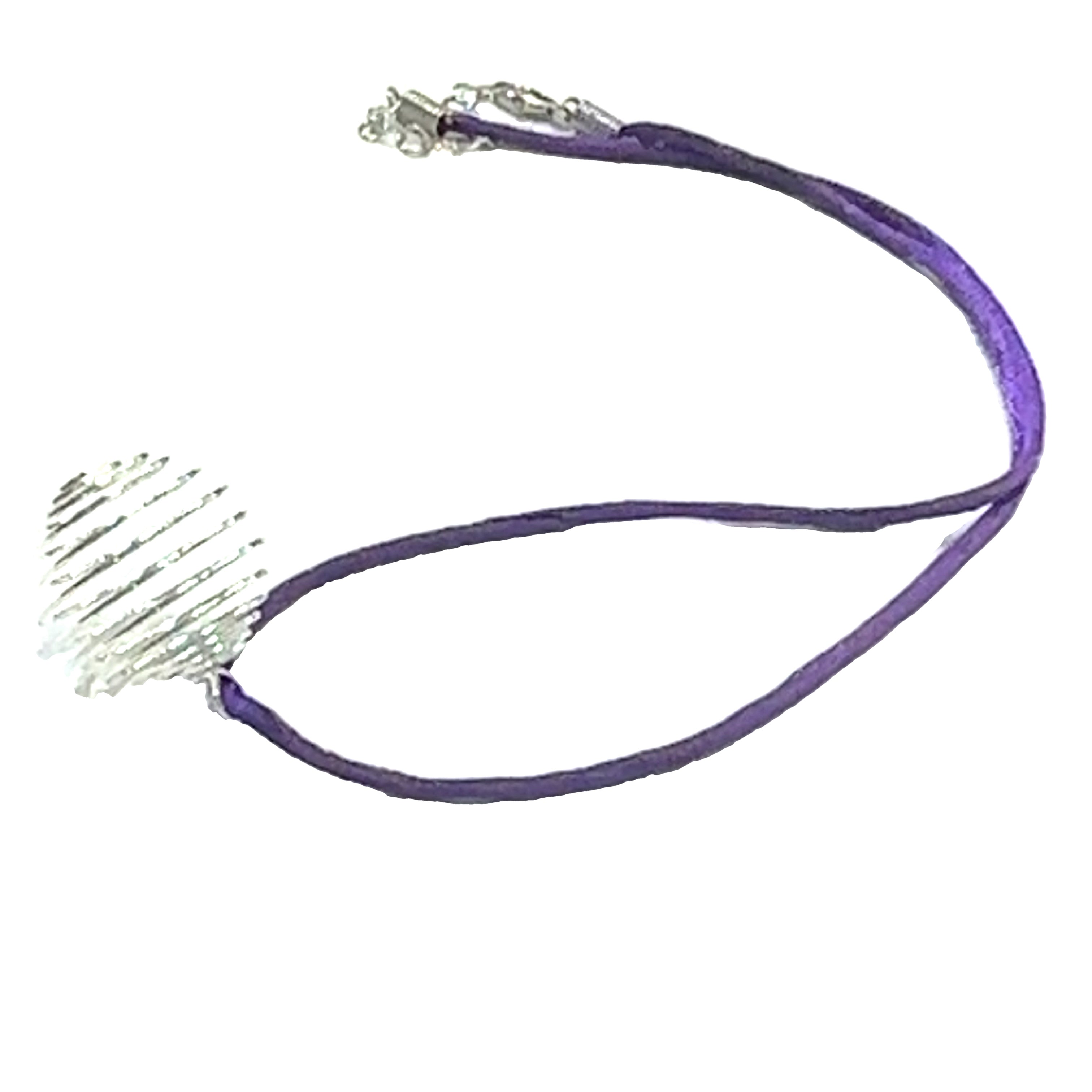 necklace, Ratail cord necklace and gemstone cage