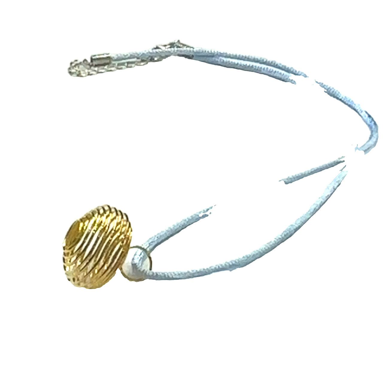 necklace, Ratail cord necklace and gemstone cage