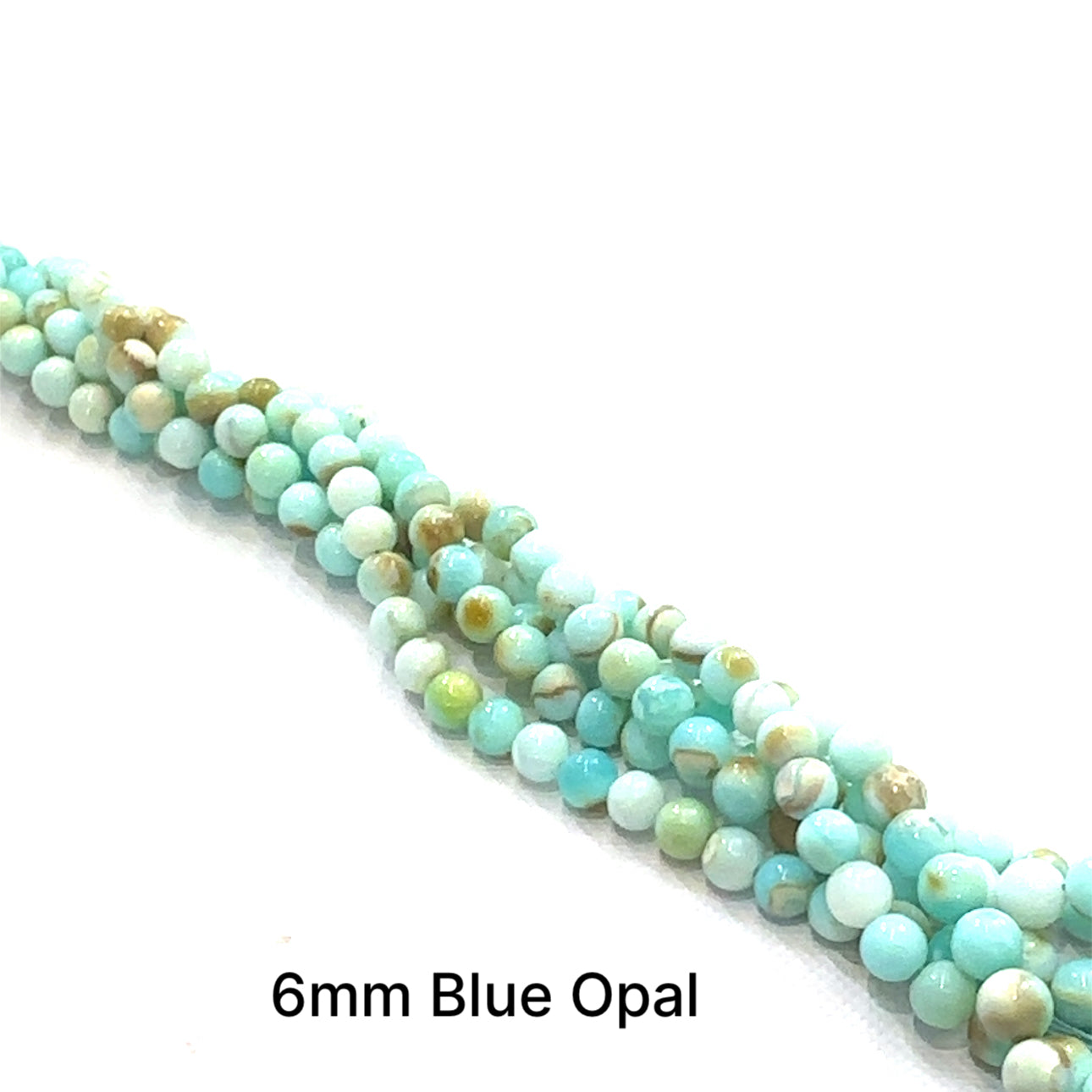 Blue Opal Gemstone Strands, Jewelry supplies