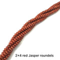 Red Jasper Gemstone Strand, Jewelry supplies