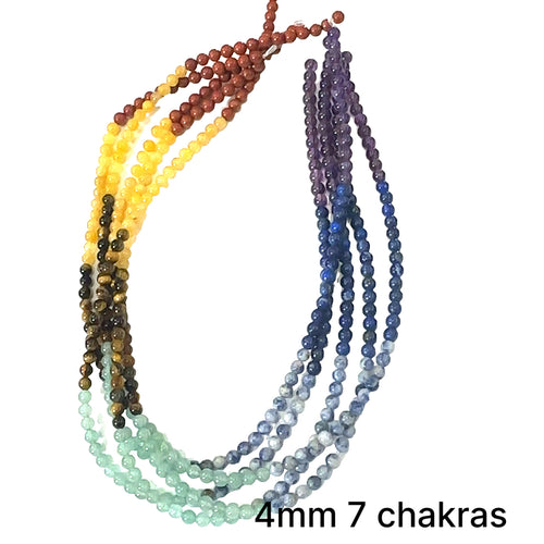 7 Chakra Gemstone gemstone strands, jewelry supplies