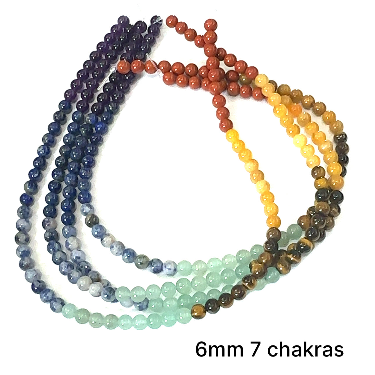 7 Chakra Gemstone gemstone strands, jewelry supplies
