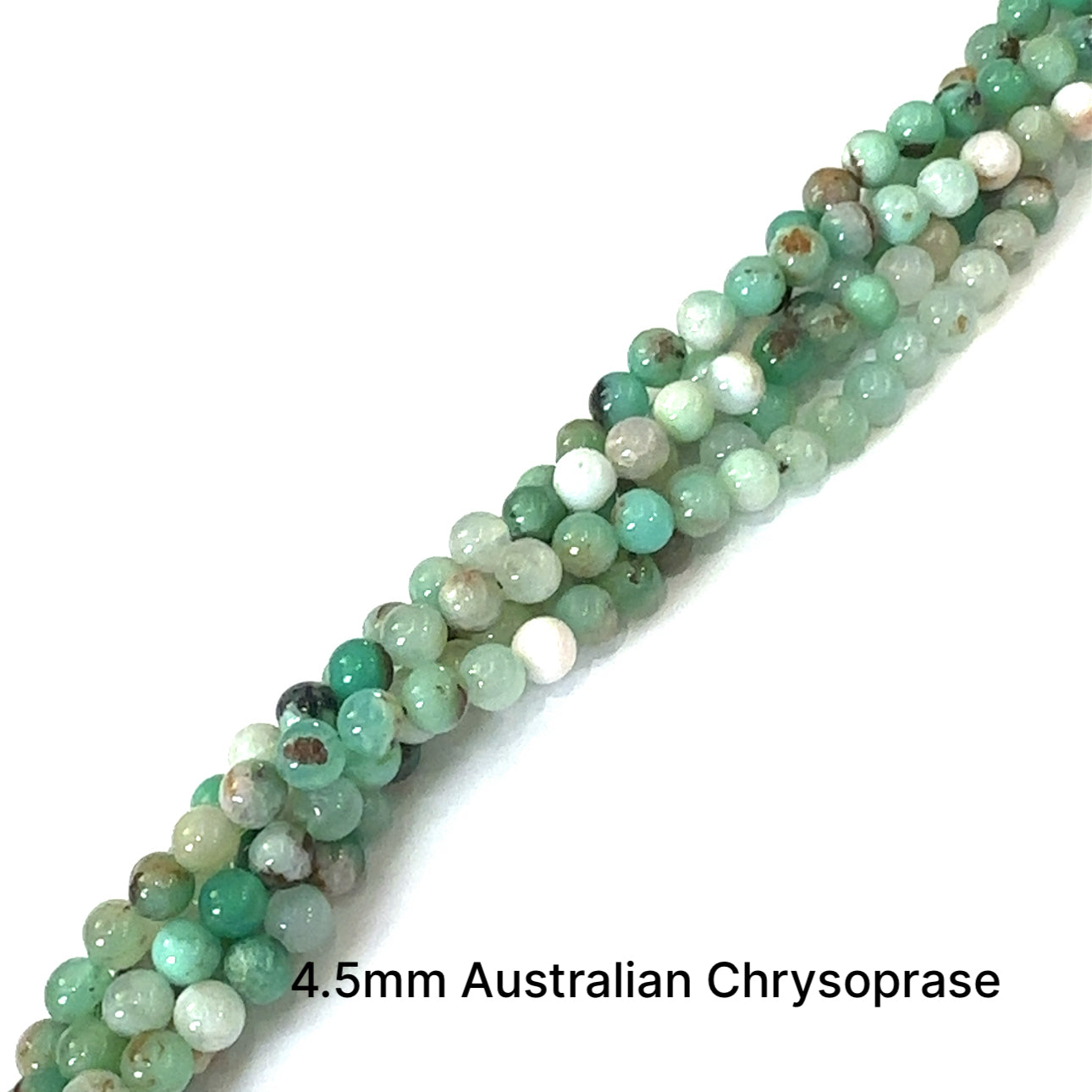 Chrysoprase Gemstone Strands, Jewelry supplies