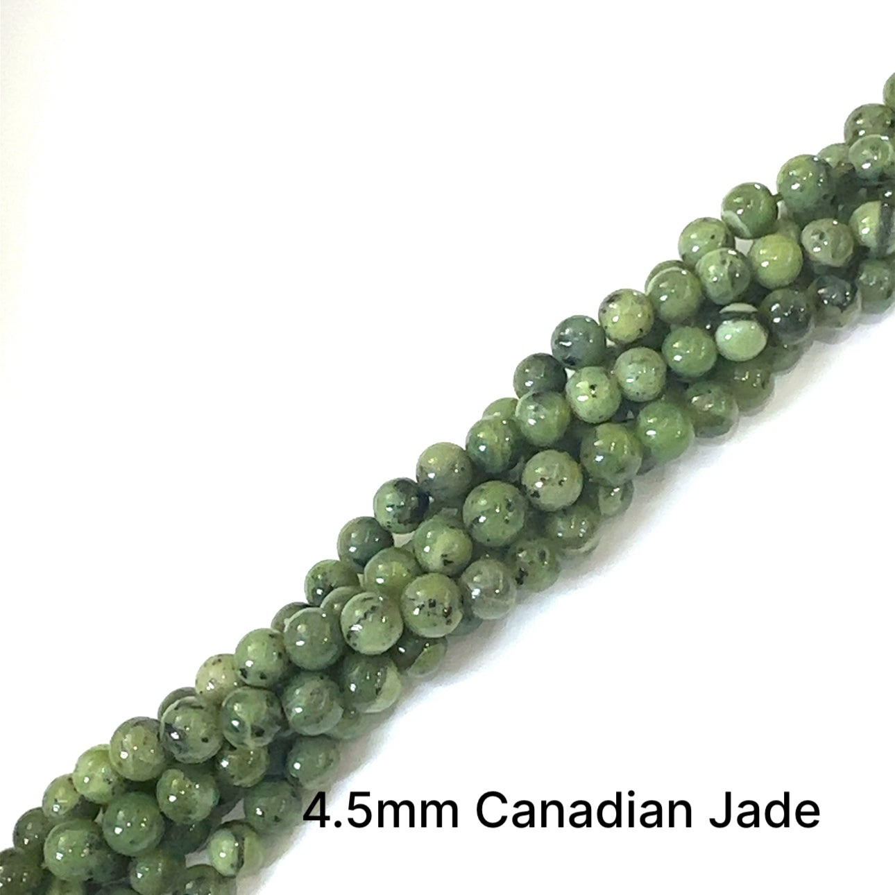 Canadian Jade gemstone strands, Jewelry supplies