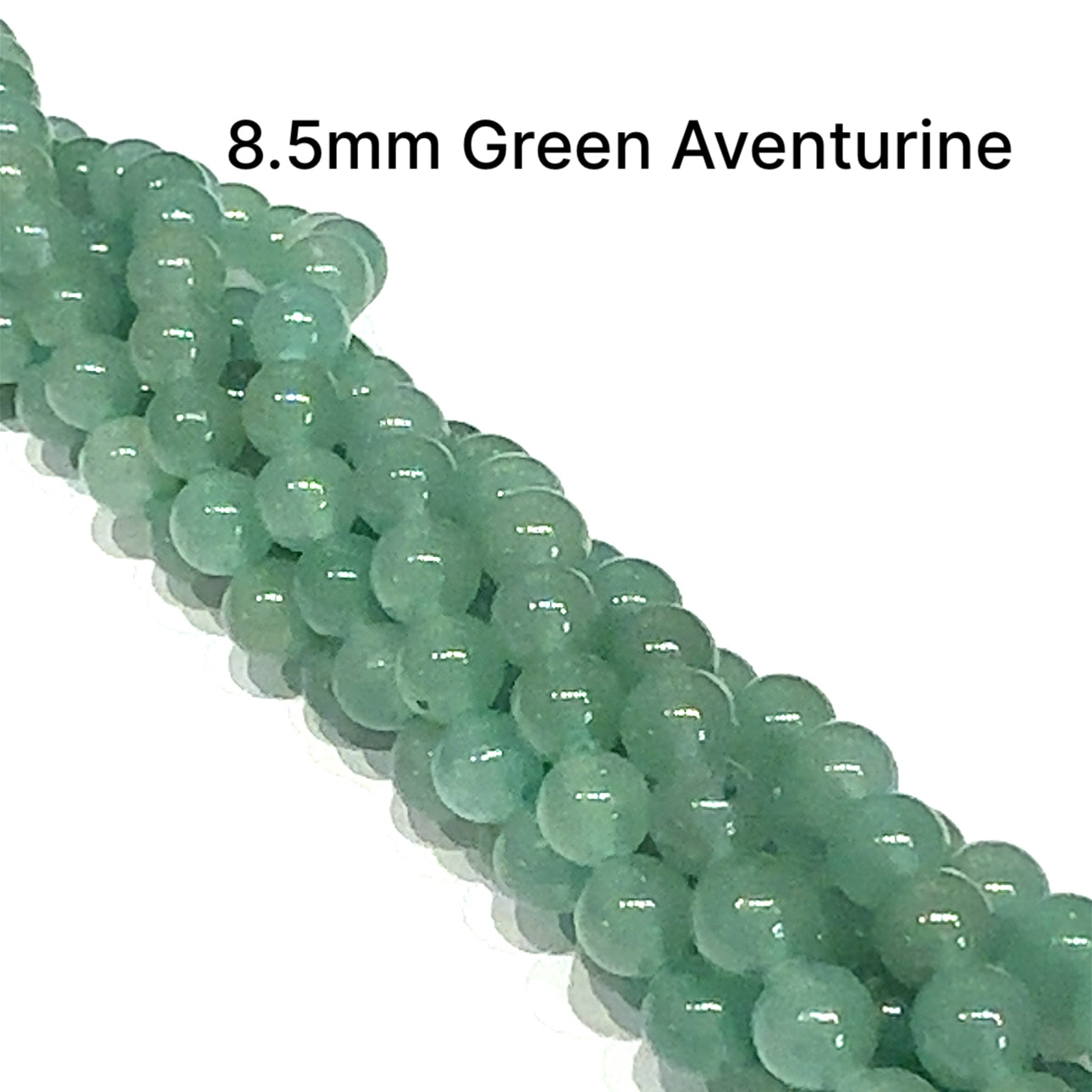 Green Aventurine gemstone strands, jewelry supplies