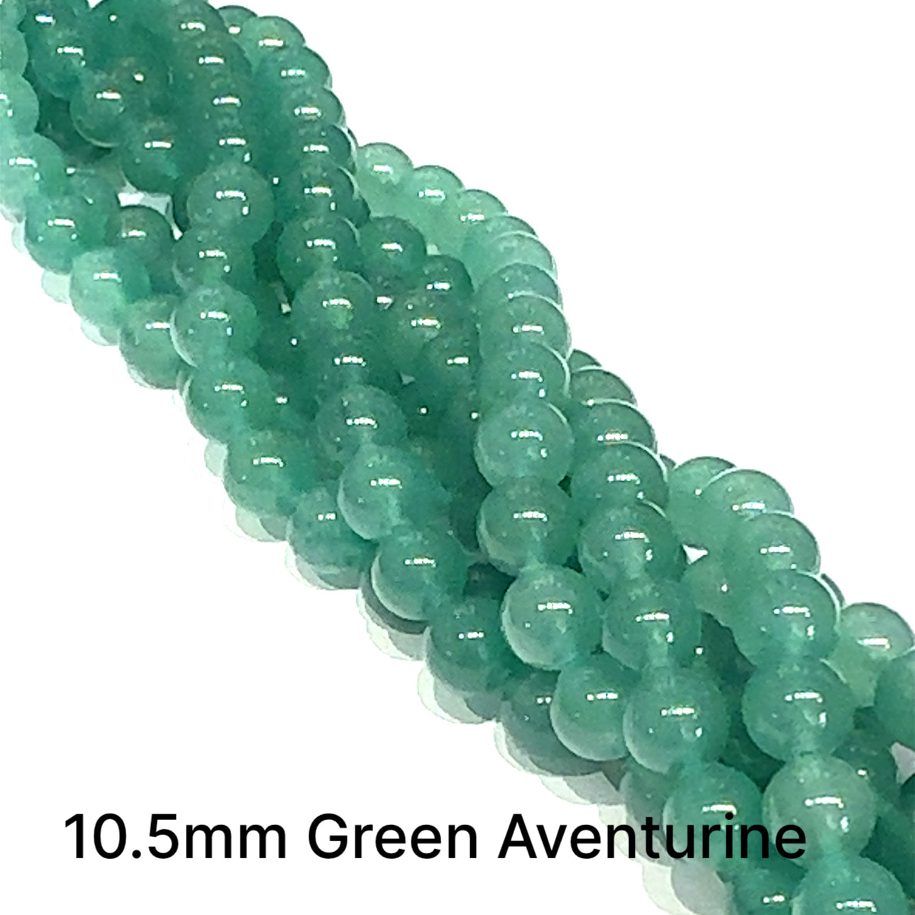 Green Aventurine gemstone strands, jewelry supplies
