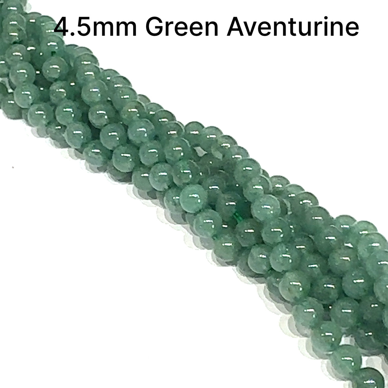 Green Aventurine gemstone strands, jewelry supplies