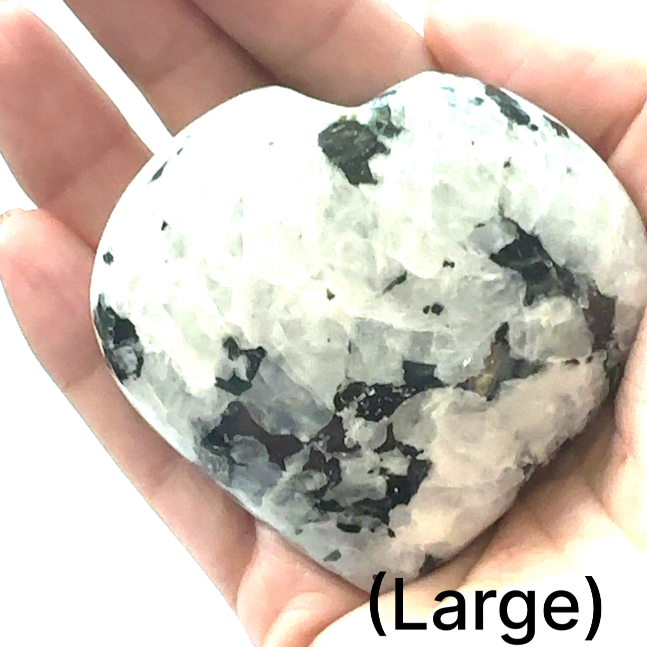 Rainbow Moonstone hearts gemstones