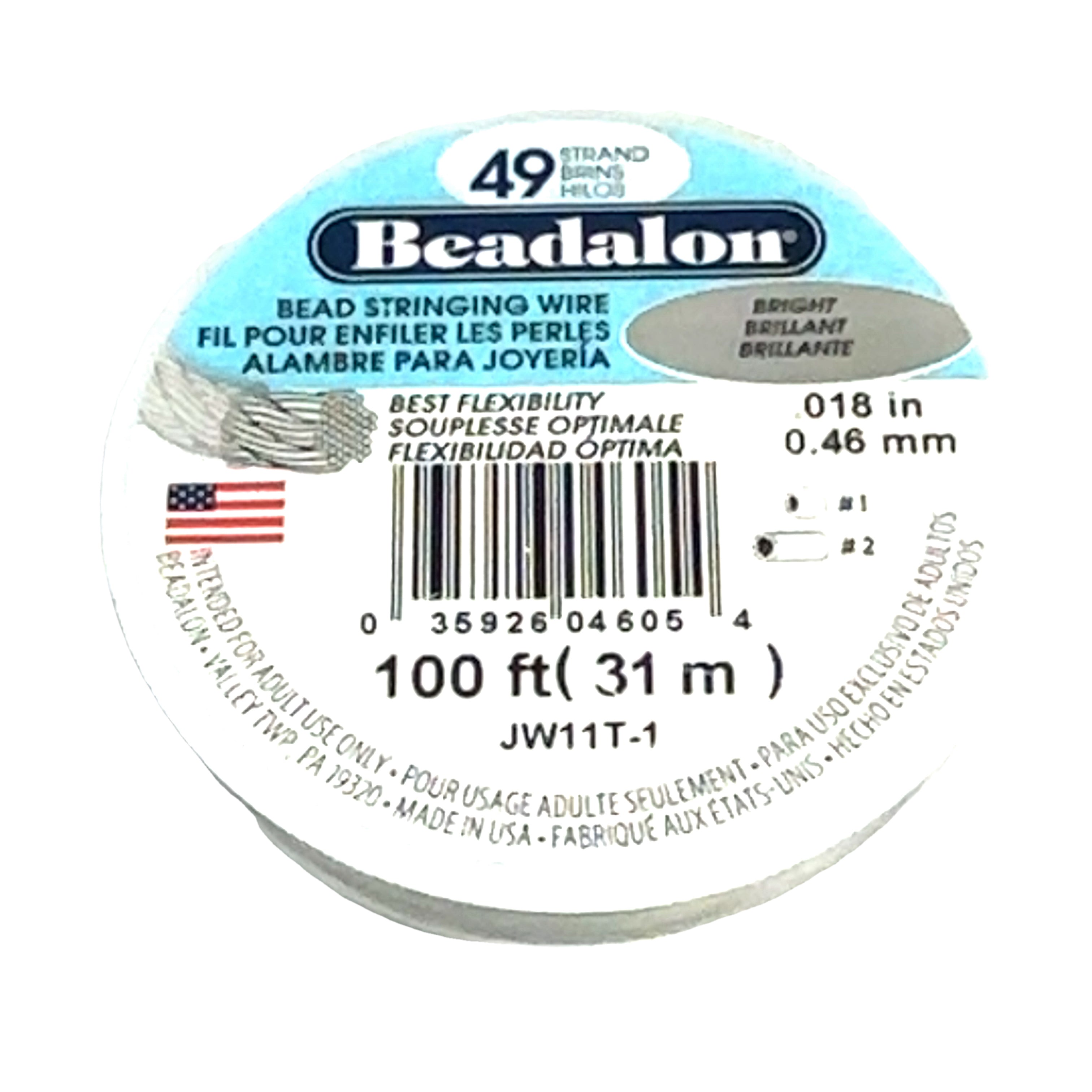 Beadalon Wire .012 in, .018 in, & .024 in., Jewelry Supplies