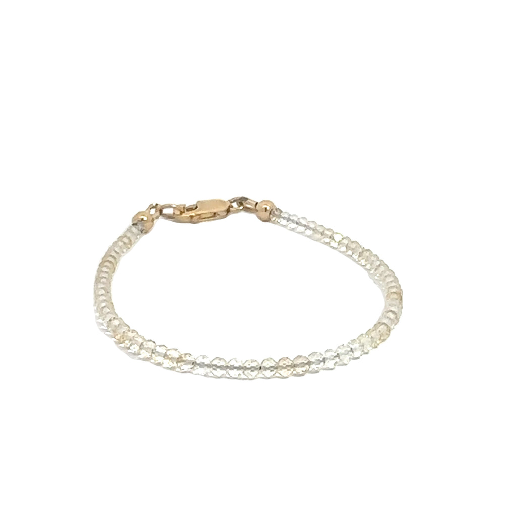 Citrine Gemstone Beaded Bracelet
