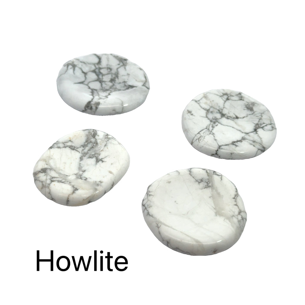 Worry Stone grouping of Howlte on white front view