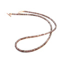 Zircon Gemstone Beaded Necklace front overview