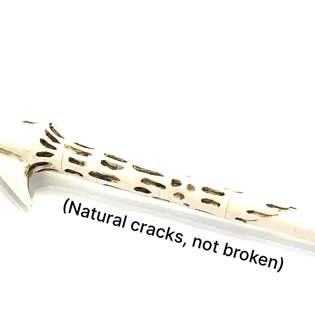 a display of the non gemstone wand part on a white background front view.