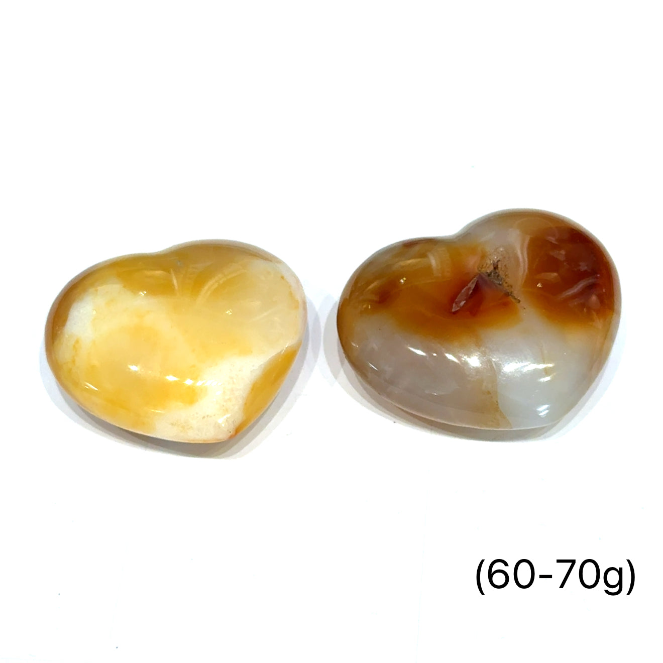 Carnelian Gemstone Hearts