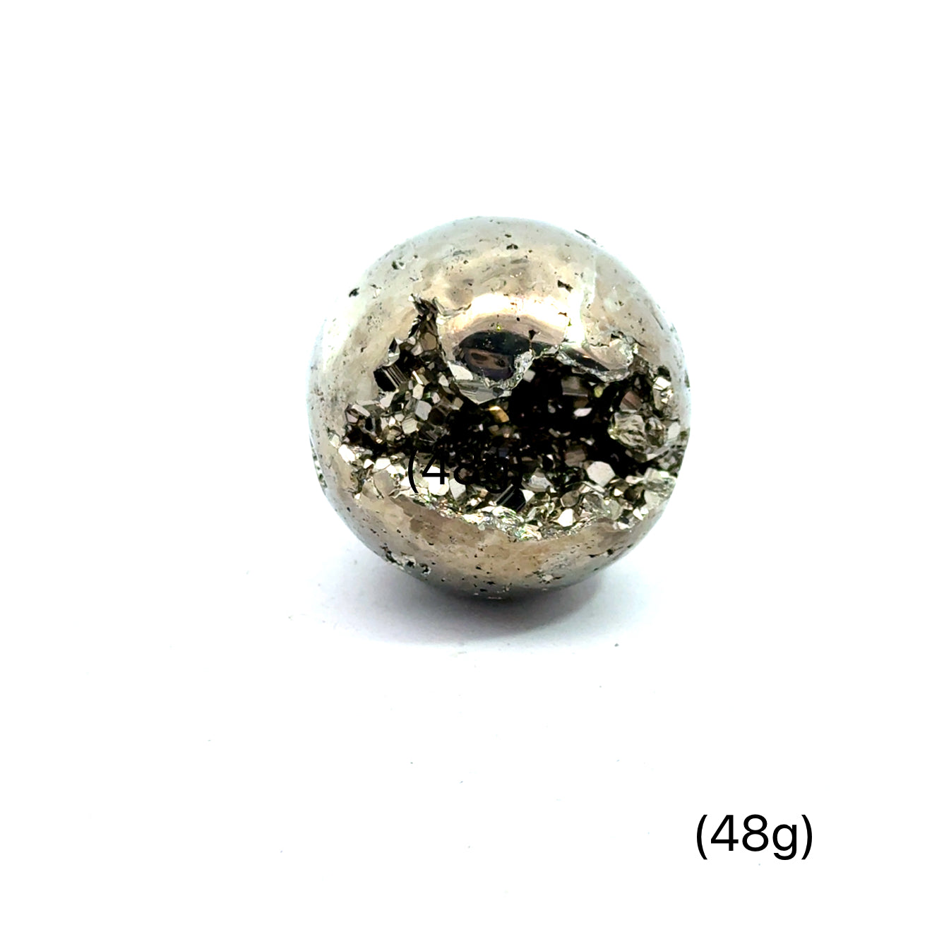 Pyrite gemstones Sphere