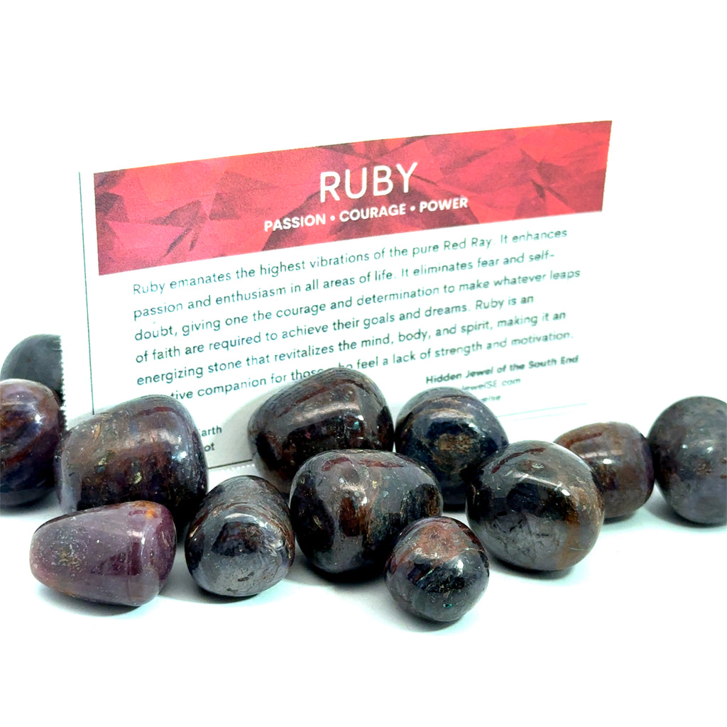 Star Ruby Tumbled gemstone