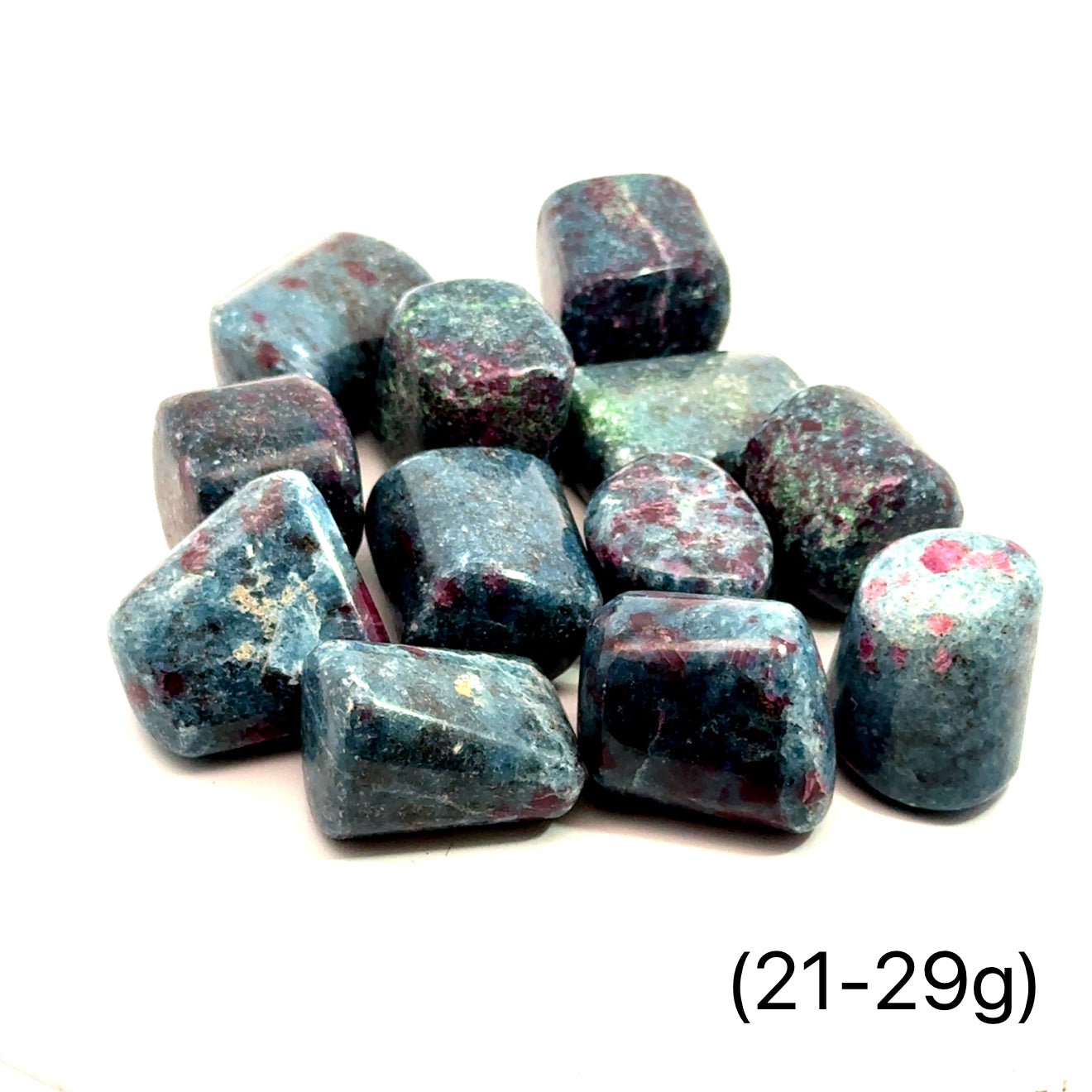 Ruby Kyanite gemstone tumbles