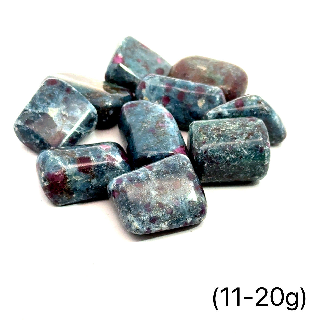 Ruby Kyanite gemstone tumbles
