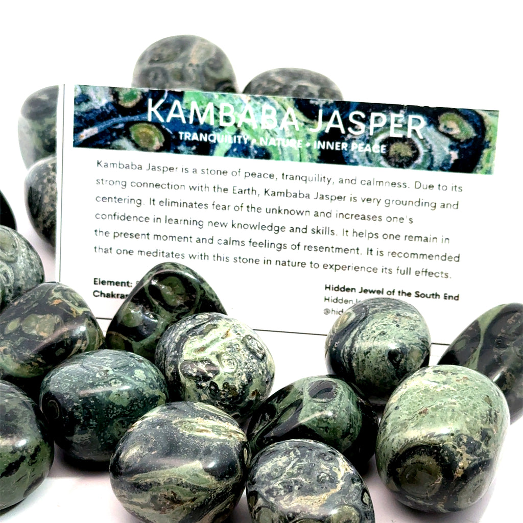 Kambaba Jasper Tumbled Gemstone