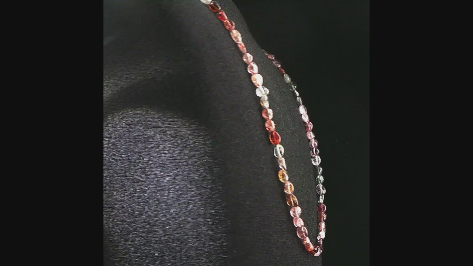Multi-Sapphire Gemstone Beaded Necklace
