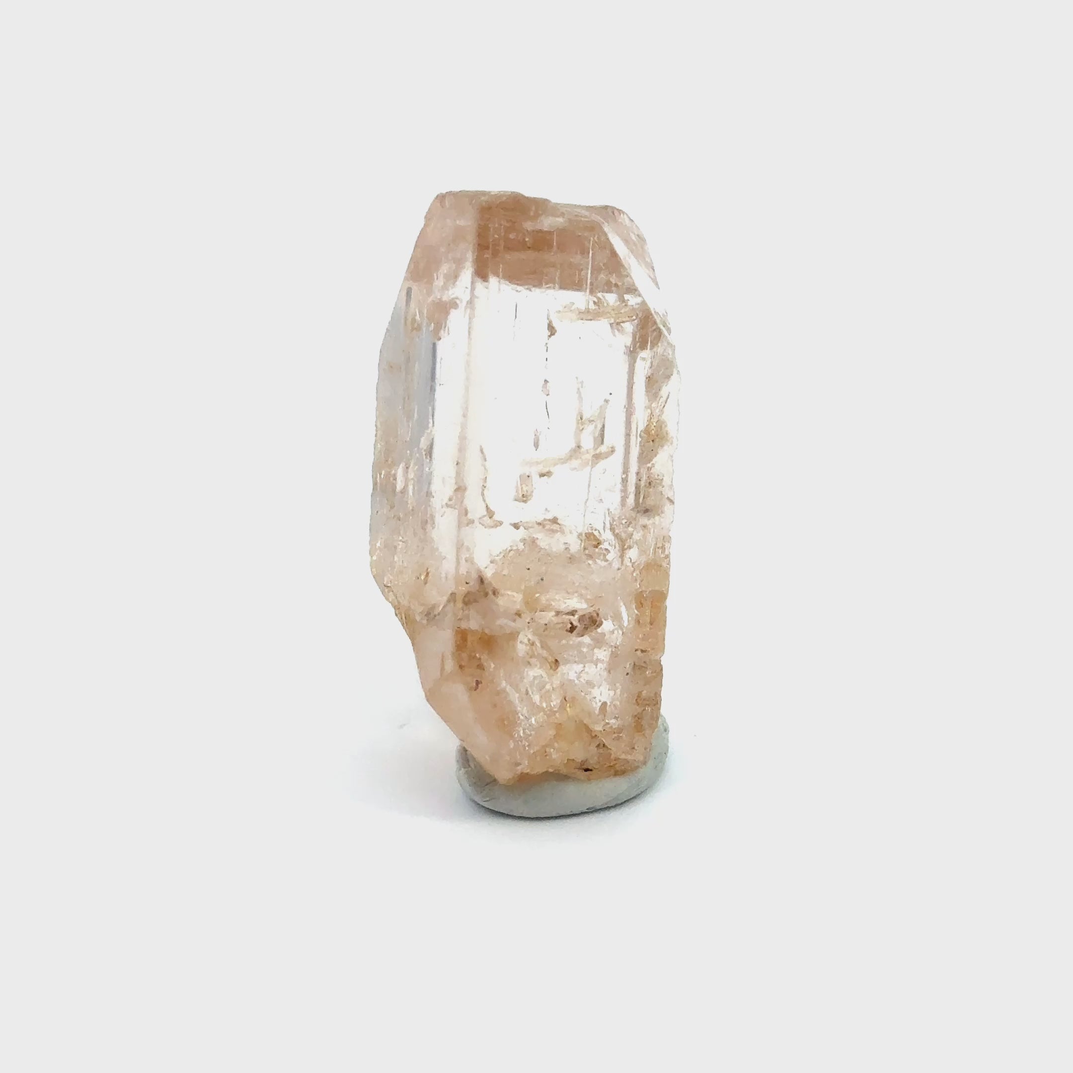 Golden Topaz Gemstone 16g /80.4ct on white front view video