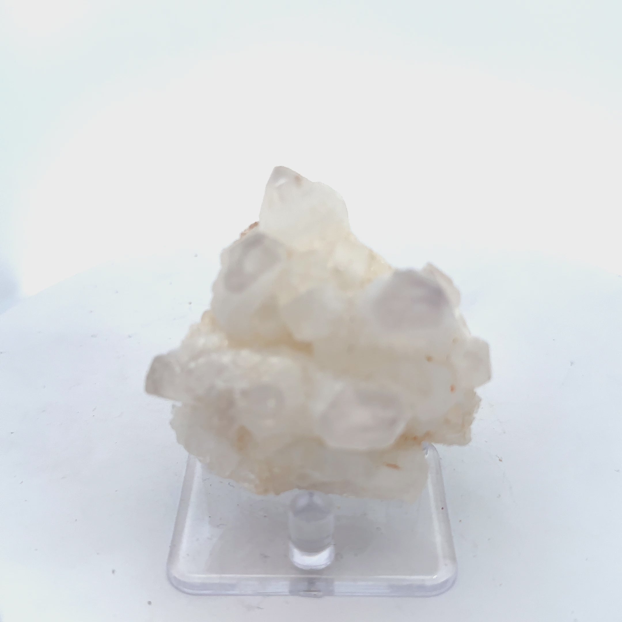 Quartz Raw Gemstone Collector’s Piece #2 on white front overview video