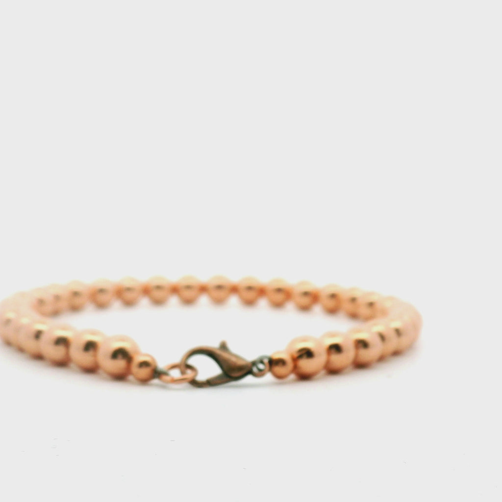 Copper Beaded Bracelet