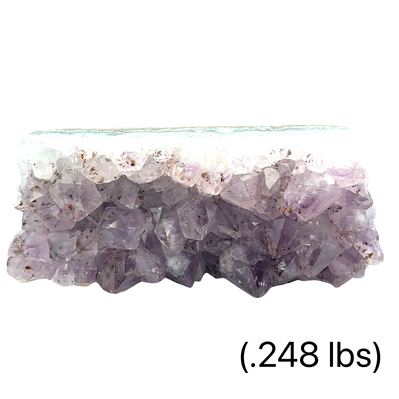 Amethyst , Raw slab Crystal gemstone