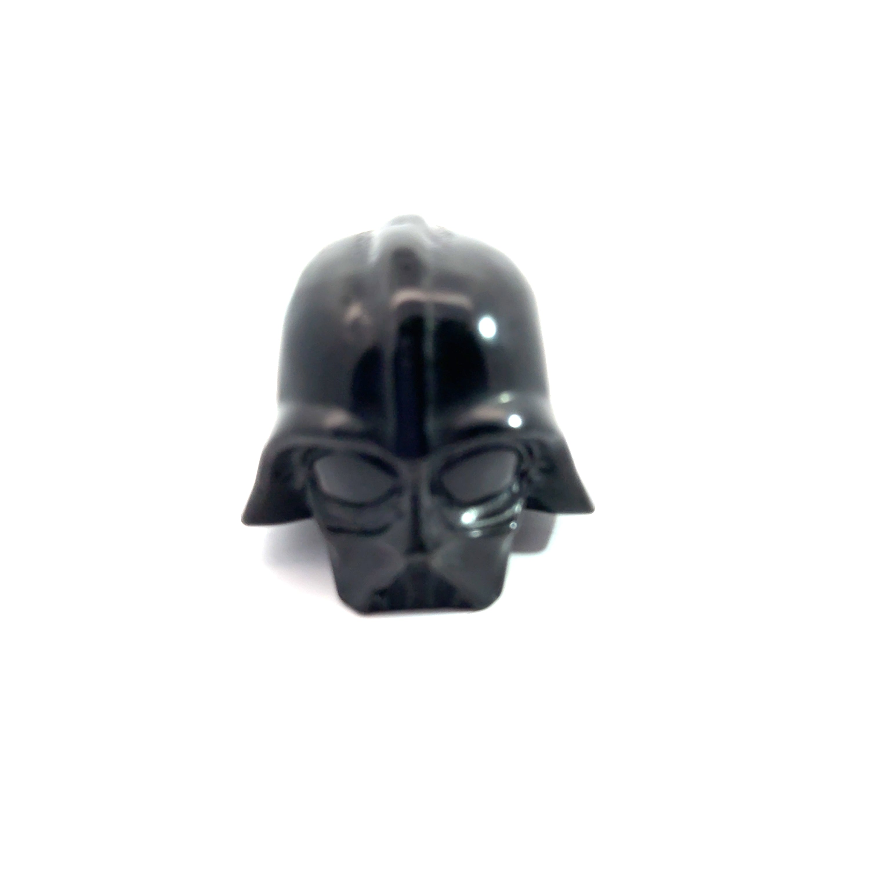 Gemstone Star Wars Figures, Black Obsidian & Green Aventurine