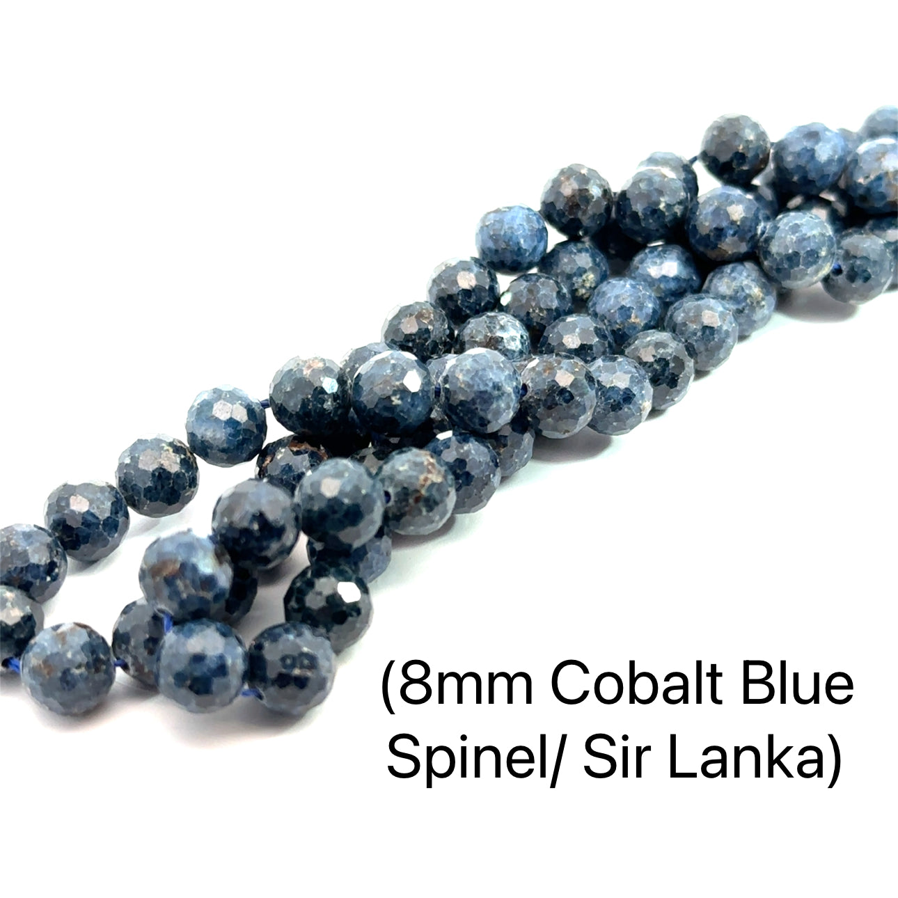 Black Spinel Gemstone Strand | Protection, Focus & Balance
