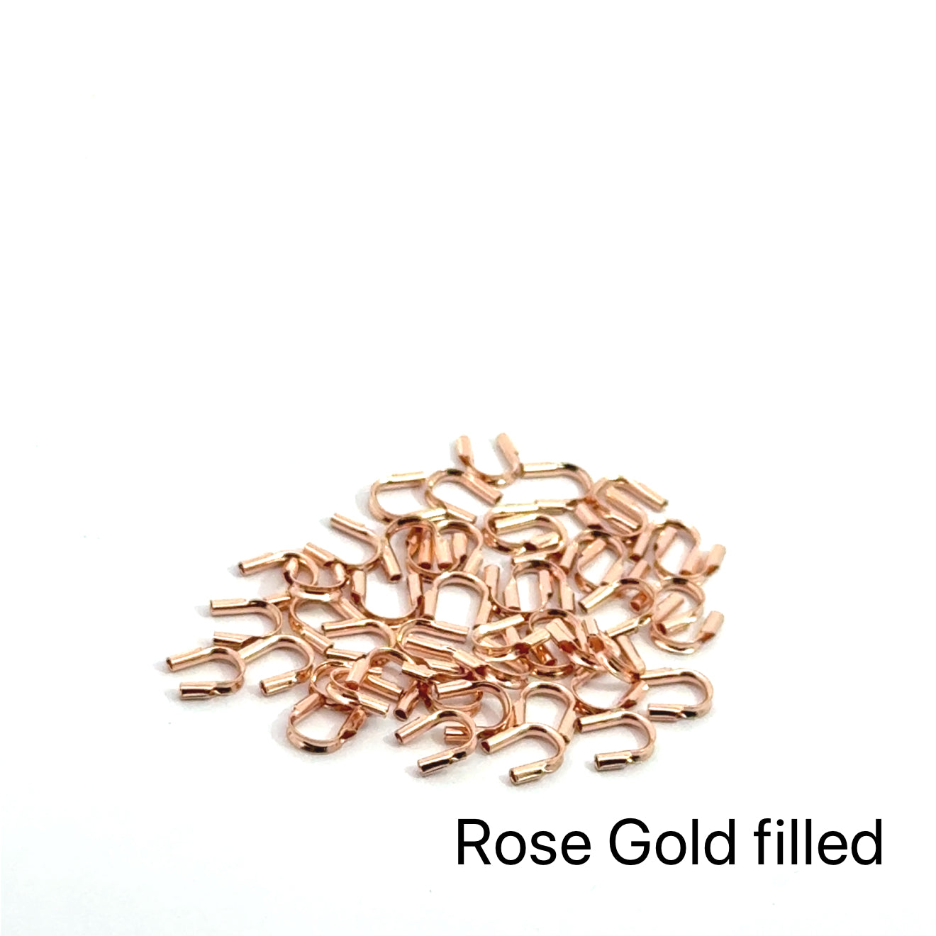 Sterling Silver  or Gold Filled Wire Guards pk of 50, jewelry supplies, findings