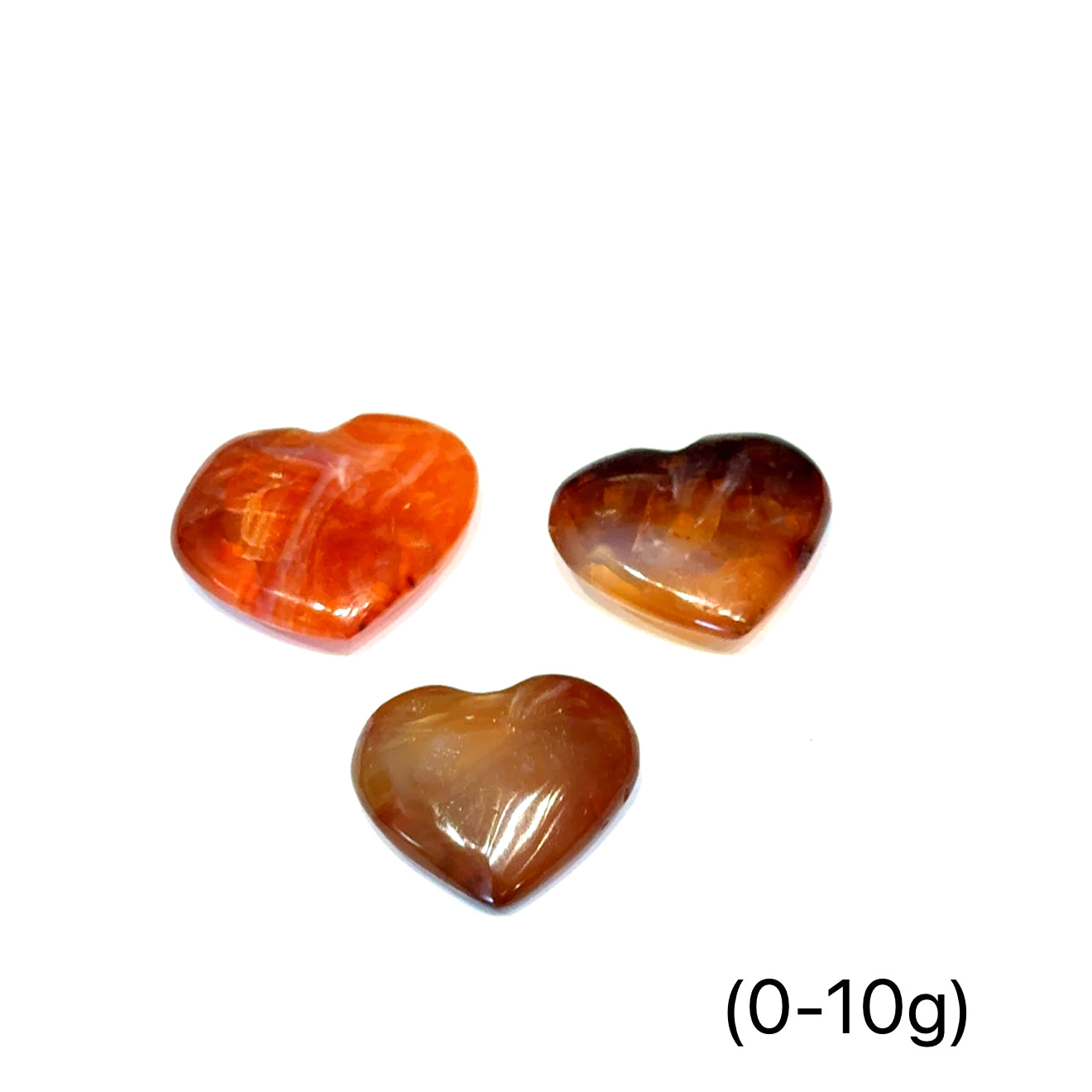 Carnelian Gemstone Hearts