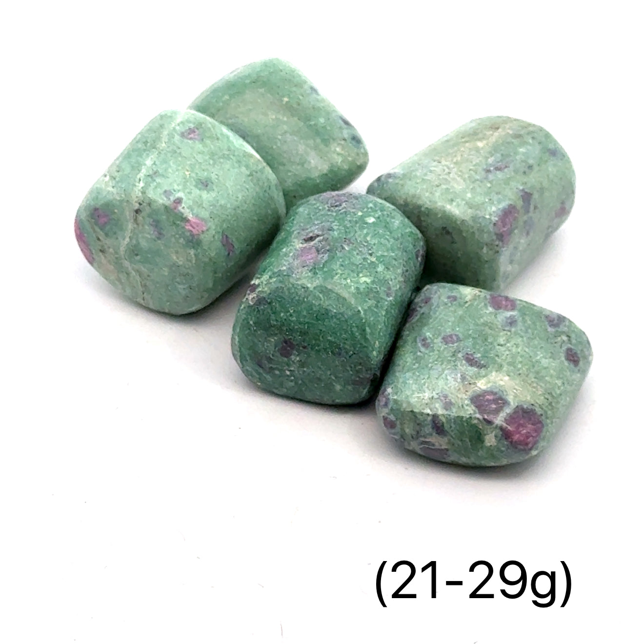 Ruby Fuchsite tumbled  Gemstones