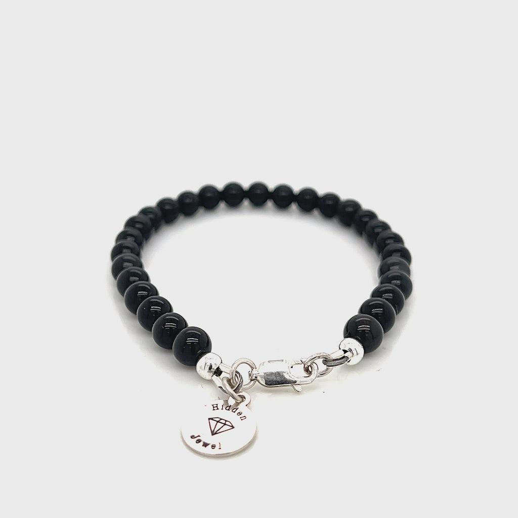 Rainbow Obsidian gemstone bracelet