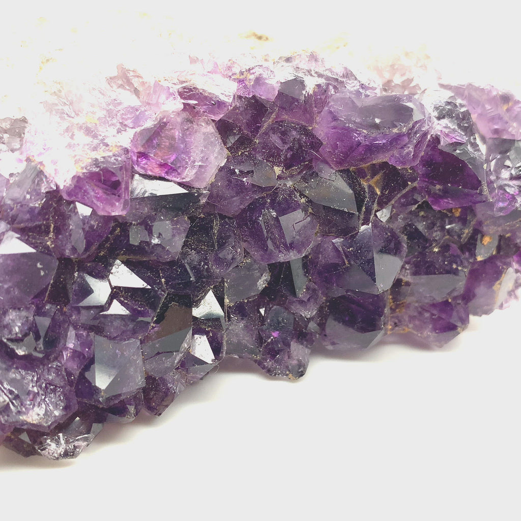 Amethyst , Raw slab Crystal gemstone