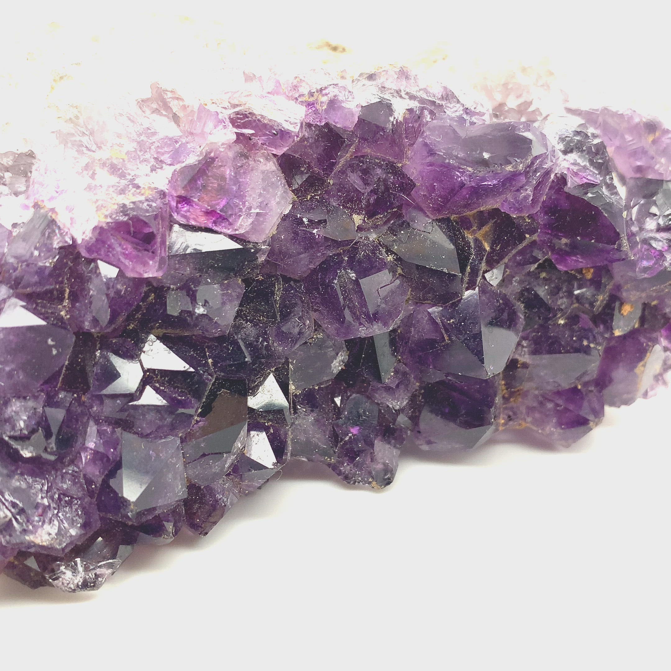 Amethyst , Raw slab Crystal gemstone