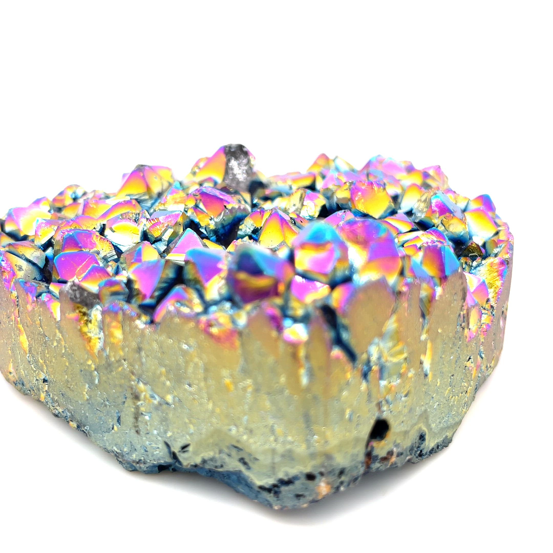 Titanium Quartz Gemstone Hearts  (Brazil)