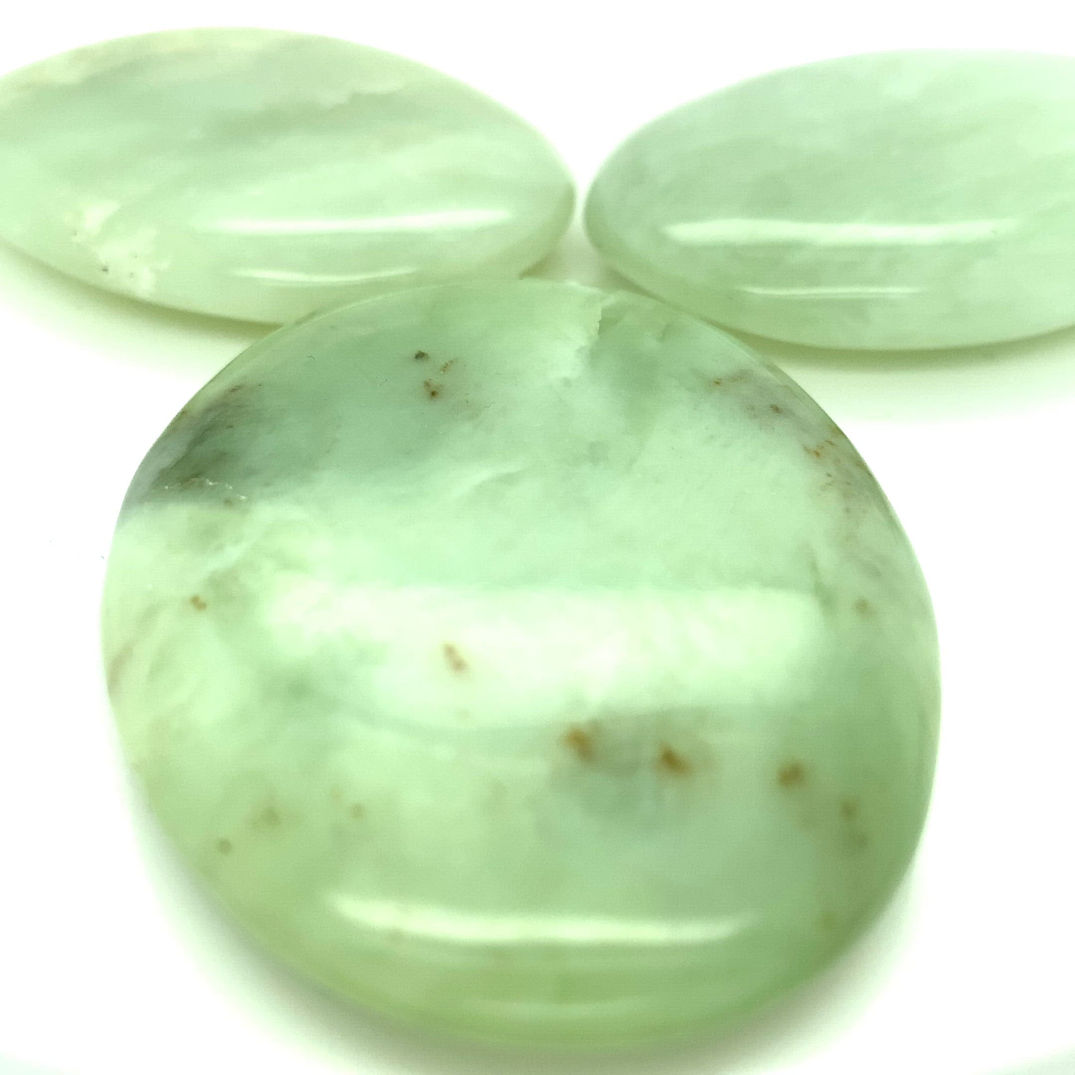 Jadeite, Green, Gemstone Palm Stones