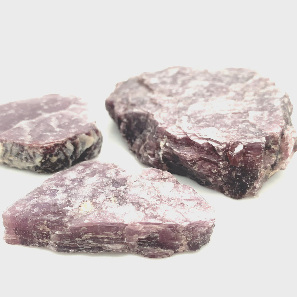 Lepidolite Book Raw Gemstone
