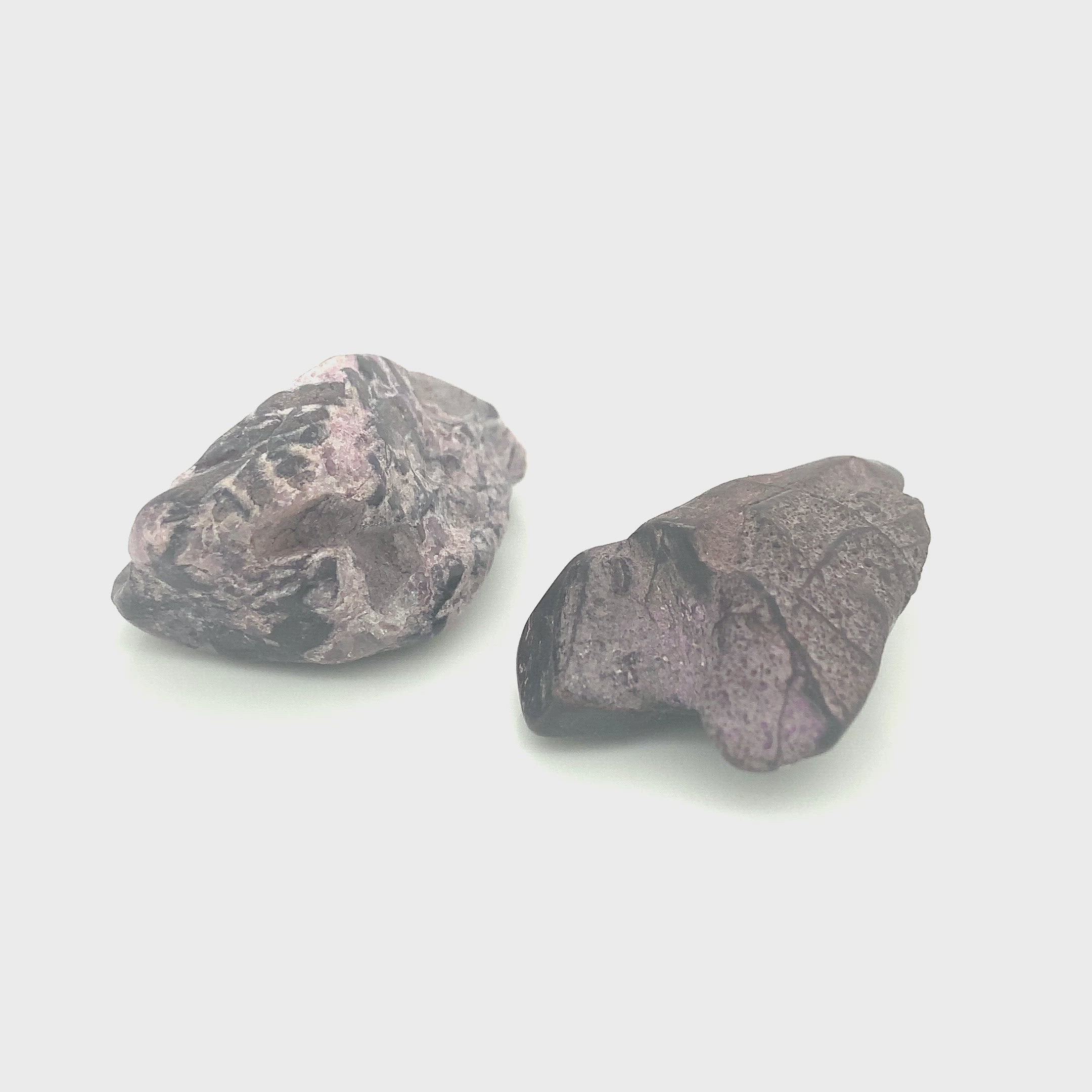 Sugilite semi -tumbled Gemstones