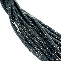 Black Spinel Gemstone Strand | Protection, Focus & Balance