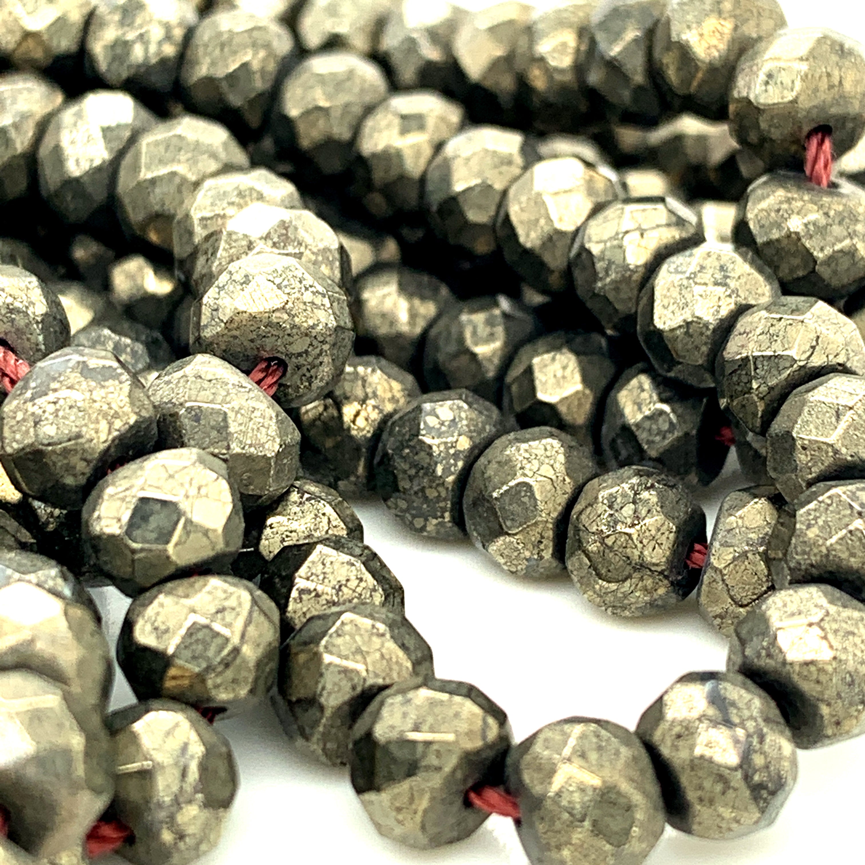 Pyrite Gemstone Strands, jewelry supplies