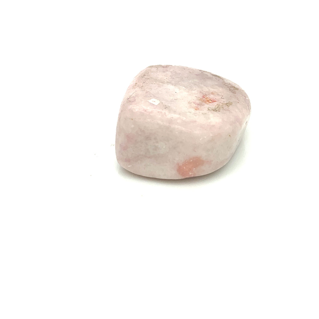 Peruvian Pink Opal Palm Stone Gemstone
